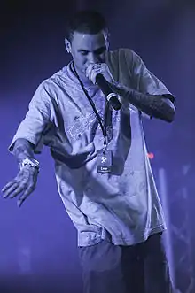 Kerser performing in 2013