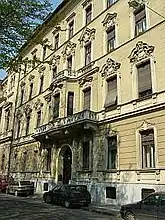 The Keszlerffy Palace (József Huber, 1897), Bródy Sándor utca 6. Built for János Keszlerffy, who was connected by marriage to Count György Károlyi.