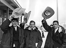 Veli-Pekka Ketola, Seppo Laakkio and Paavo Tirkkonen in 1968