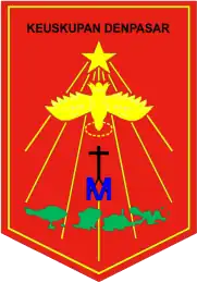 Coat of arms of the Diocese of Denpasar