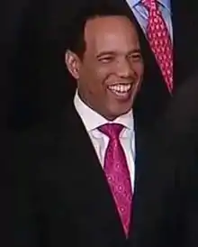 Kevin Keatts, visiting the White House to celebrate Louisville's 2013 NCAA championship