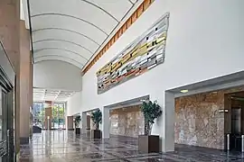 The lobby in the Key Tower building in Cleveland, Ohio.