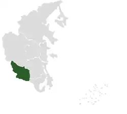 Khánh Sơn highlighted in the province map
