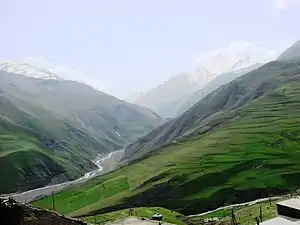Mountains in Khinalig