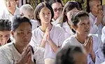 Khmer people praying