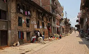 Street in Khokana