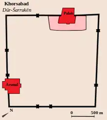 City plan of Dur-Sharrukin