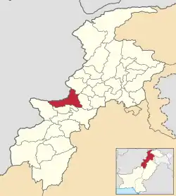 Map of Khyber District