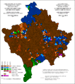 Ethnic structure of Kosovo and Metohija by settlements 1991