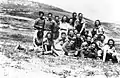 Yiftach Brigade members from Ein Harod on training week at HaZore'a, April 1948