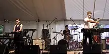 Kidstreet performing at the 2011 Hillside Festival