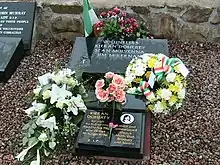 Grave of volunteer Kieran Doherty who died on Hunger strike in the H Blocks of Long Kesh in 1981