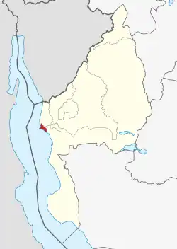 Kigoma-Ujiji District location within Kigoma Region