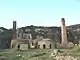 Kilns and chimneys at Porth Wen brickworks