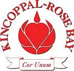 Kincoppal Rose Bay crest. Source: www.krb.nsw.edu.au (Kincoppal website)