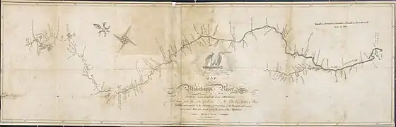 Nicholas King, Zebulon Pike, Anthony Nau, and Francis Shallus's Map of the Mississippi River, 1810