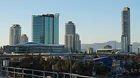 Skyline viewed from King George station