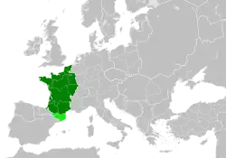 The Kingdom of France in 1000