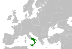 The Kingdom of Sicily in 1190.