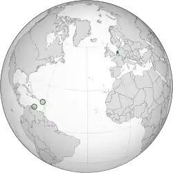 Location of Netherlands