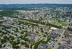 Aerial view of Kingston