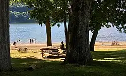 Kinzua Beach Recreation Area on the Allegheny Reservoir