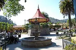 Kiosk in the center of Tlalpujahua