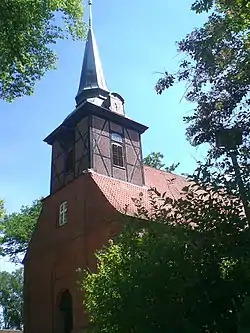 The church of Bergstedt in 2011