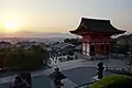 View of Kyoto and Niōmon from Kiyomizu-dera