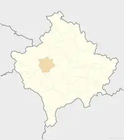 Klina is located in Kosovo