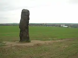 Klobuky as seen from the menhir