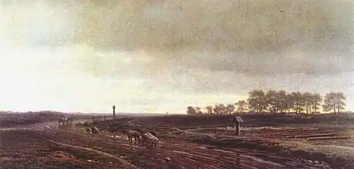 A Highway in Autumn, 1863