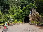 Lourdes Grotto, Sacred Heart Monastery gardens