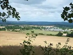 Klučenice seen from the east