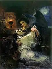 Tamara and the Demon - Konstantin Makovsky, 1889