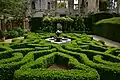 Knot Garden at Sudeley Castle, Gloucestershire, England