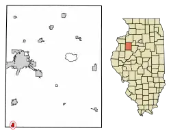 Location of St. Augustine in Knox County, Illinois
