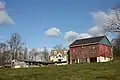 Sheds and barn