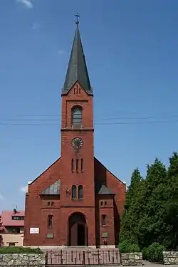 Our Lady of Częstochowa and Saint Adalbert church in Grodziec