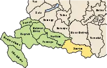The County of Syrmia within Croatia-Slavonia, 1881