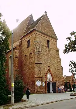 Gothic Saint Stanislaus Kostka church in Kobylin