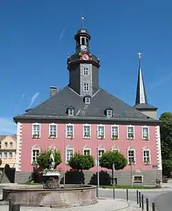 Town hall built in 1702