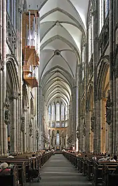 The nave looking east