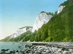 View from the beach(around 1900)