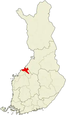 Location of Kokkola sub-region