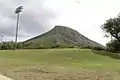 A view of Koko Crater from the park at the base of the mountain.