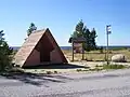 Bus stop in Kolga-Aabla