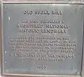 National Historic Landmark plaque, 1965