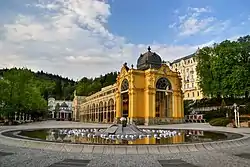 Maxim Gorky colonnade in Mariánské Lázně