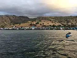 A view of Komodo village from its harbor